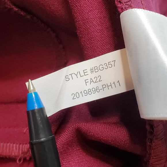 J. Crew Womens Size 2 NWT Kelsey Flare Pant Burgundy BG357 - Picture 9 of 9